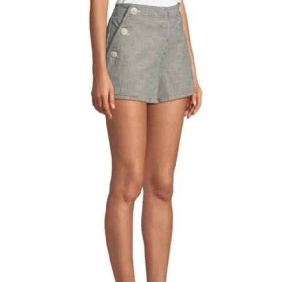 Trina Turk Pants - TRINA TURK Maura Railroad Striped Shorts 4